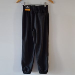 NWT Augusta Women's Black Softball Drawstring Pants with Back Pocket Size Small